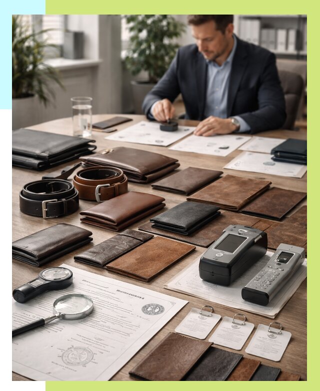 Сертификация кожаных изделий в Петрозаводске от 12180 р. | Алешин-Птр