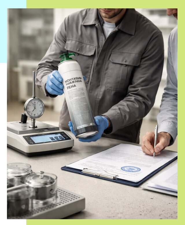 Сертификация монтажной пены в Петрозаводске от 15225 р. | Алешин-Птр