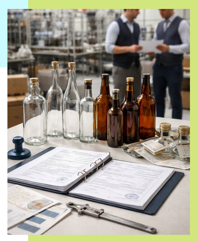 Сертификация стеклянных бутылок в Петрозаводске от 25375 р. | Алешин-Птр