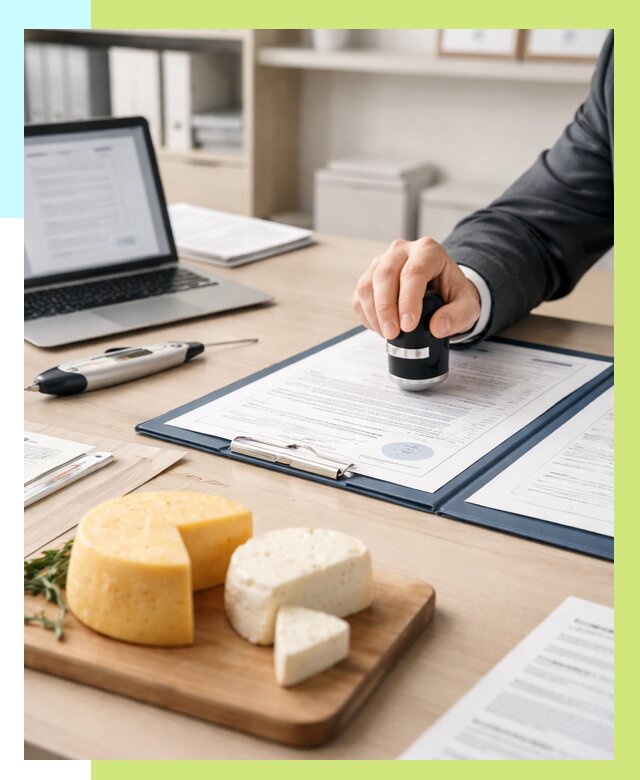 Сертификация сыров в Петрозаводске от 15225 р | Сертификат на сыр Алешин-Птр