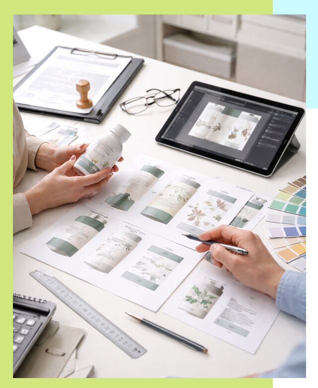 Профессиональная разработка дизайна и текста этикетки продукции в Петрозаводске