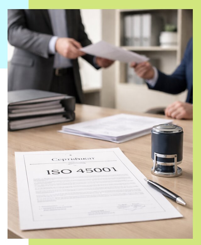 Сертификат ISO 45001 в Петрозаводске под ключ от 45675 р. | Алешин-Птр